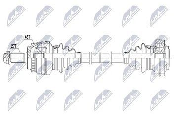 Піввісь зад л\п BMW 3 e36 90-, 33211227585 NPWBM201 NPW-BM-201 фото