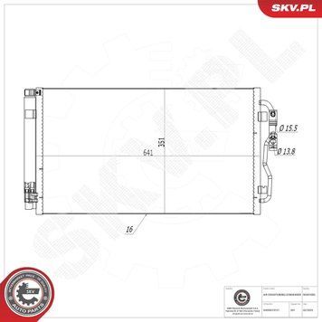 Радіатор кондиціонера BMW 1 2 3 4 i3 i8, 64509218121 86SKV085 86SKV085 фото